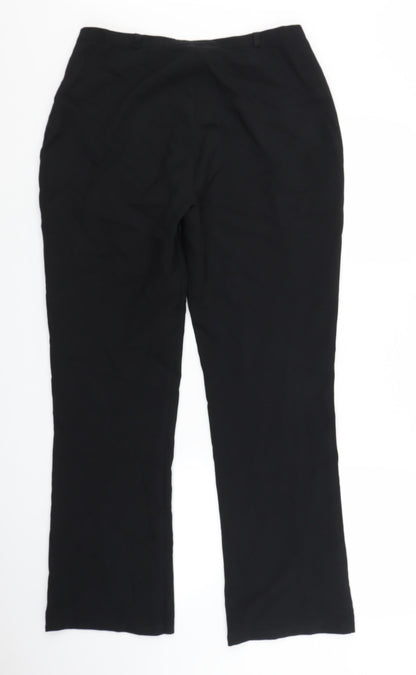Womens UK Size 14 Atmosphere Regular Fit Capri Black Trousers