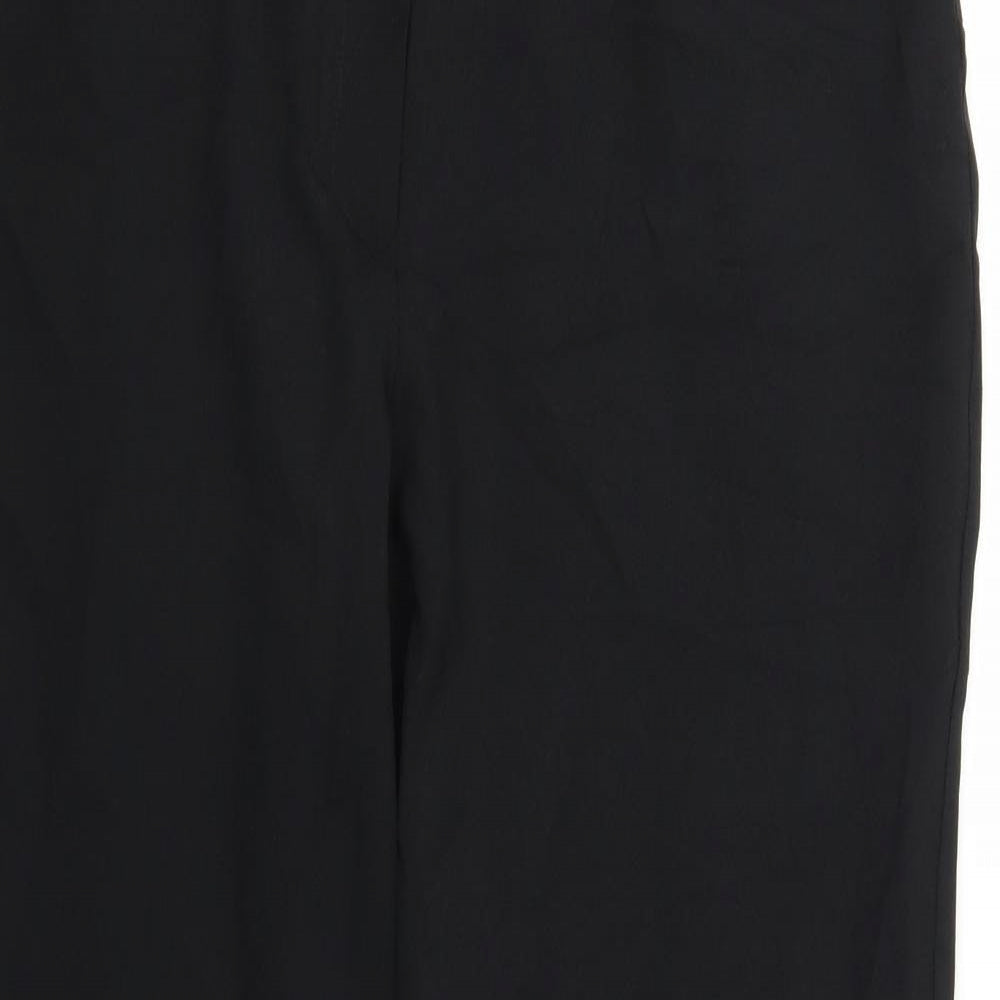 Womens UK Size 14 Atmosphere Regular Fit Capri Black Trousers