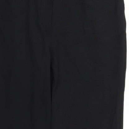 Womens UK Size 14 Atmosphere Regular Fit Capri Black Trousers
