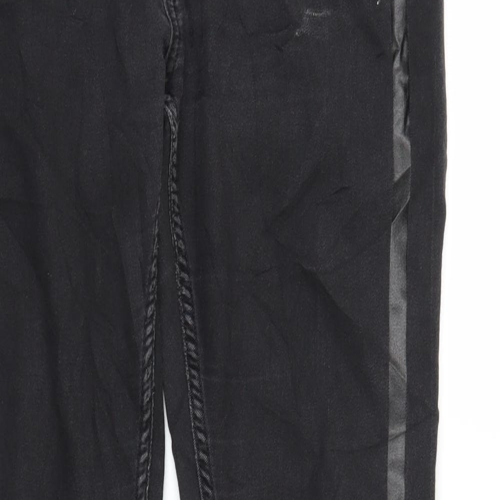 Gap Womens Black  Denim Straight Jeans Size 30 in L29 in
