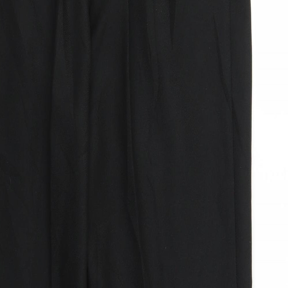 Womens UK Size 10 Marks and Spencer Regular Fit  Black Trousers