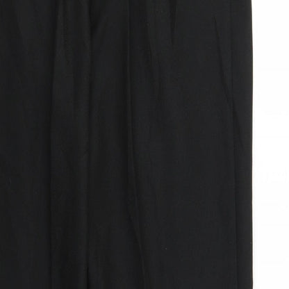 Womens UK Size 10 Marks and Spencer Regular Fit  Black Trousers