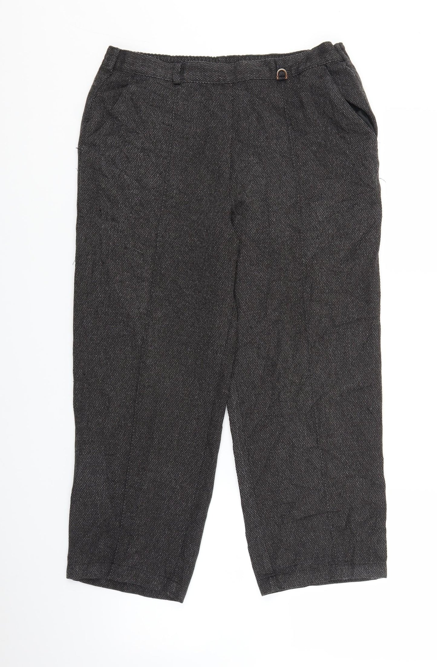 Womens UK Size 30 in Marks and Spencer Regular Fit  Grey Trousers