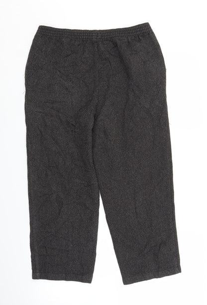 Womens UK Size 30 in Marks and Spencer Regular Fit  Grey Trousers