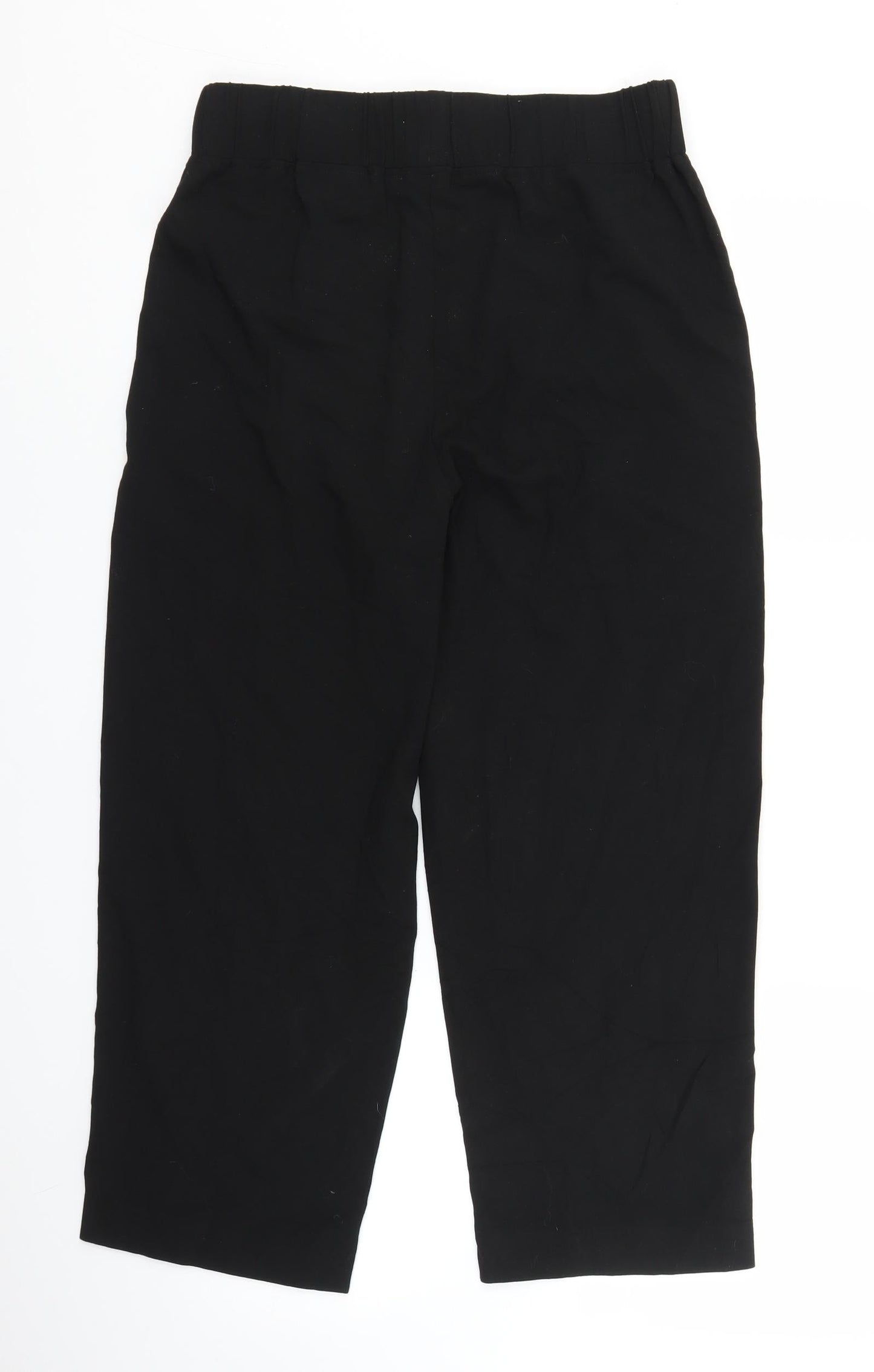 Womens UK Size 8 Weekday Regular Fit  Black Trousers