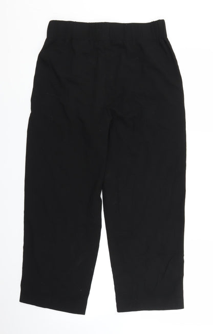 Womens UK Size 8 Weekday Regular Fit  Black Trousers