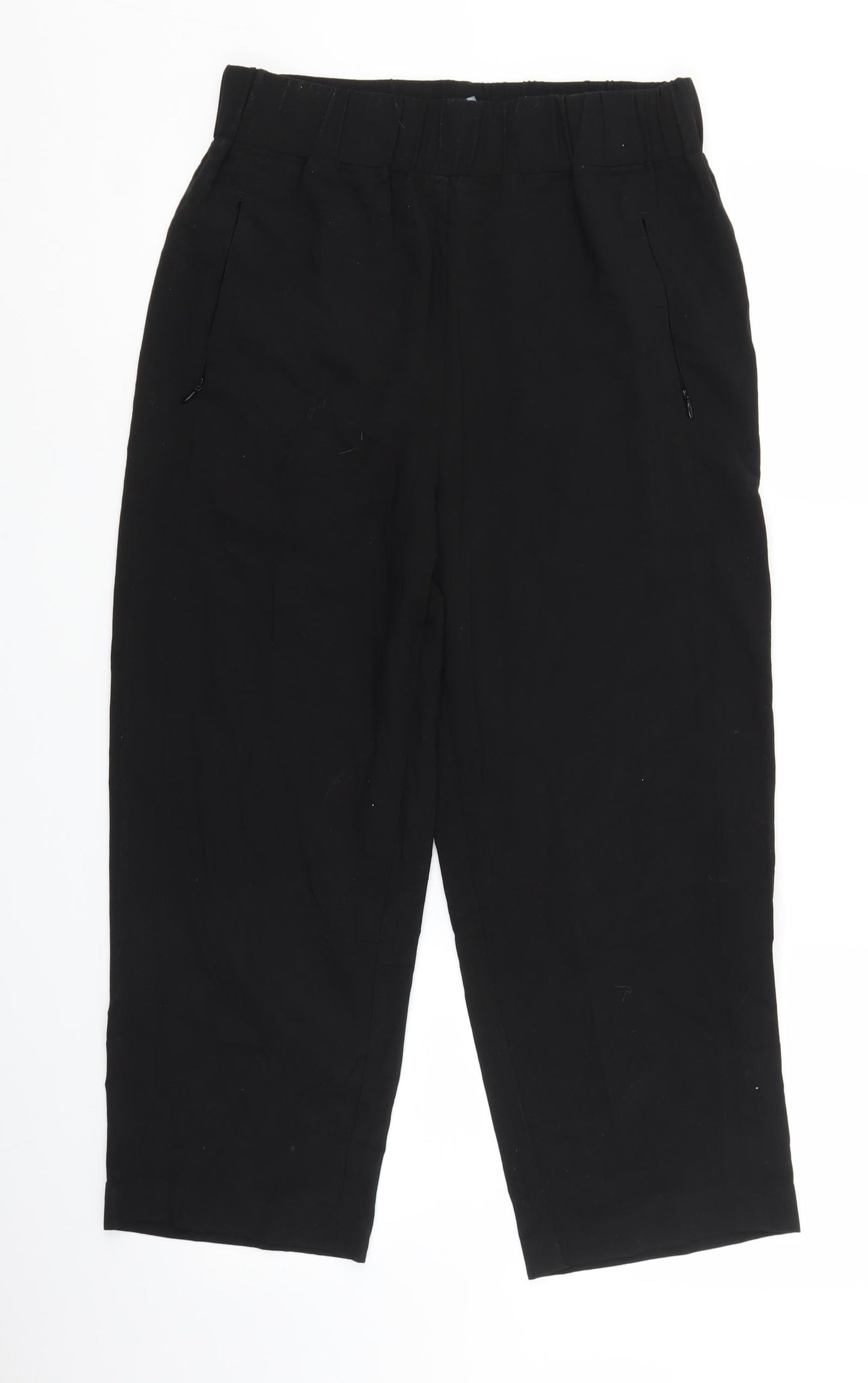 Womens UK Size 8 Weekday Regular Fit  Black Trousers