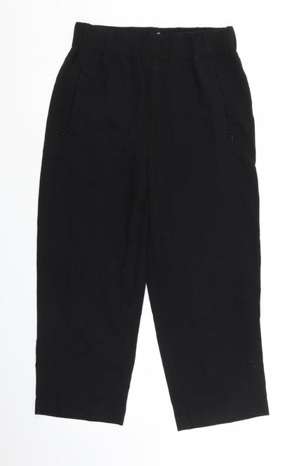 Womens UK Size 8 Weekday Regular Fit  Black Trousers