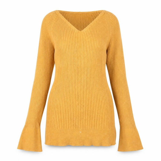 Primark Womens Yellow   Pullover Jumper Size M