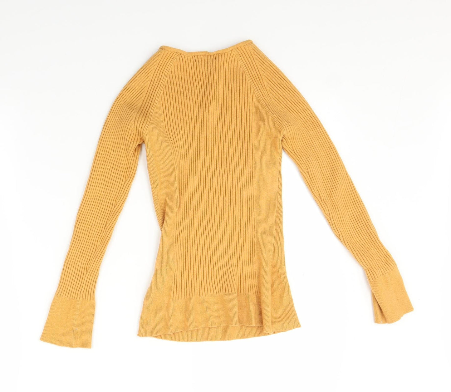 Primark Womens Yellow   Pullover Jumper Size M