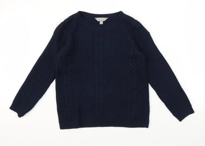 Dorothy Perkins Womens Blue  Knit Pullover Jumper Size 10