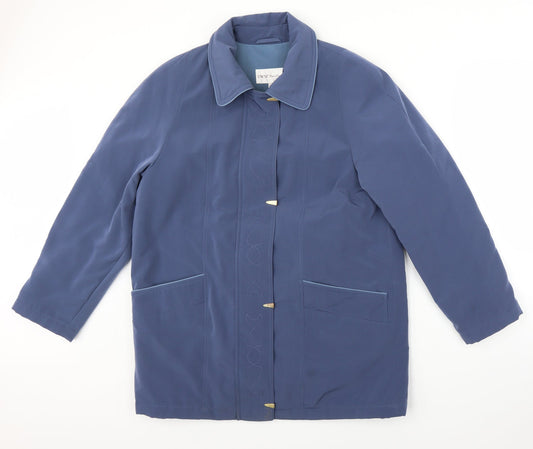 Womens UK Size 14 EWM Blue Jacket
