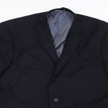 F&F Mens Blue   Jacket Suit Jacket Size 38