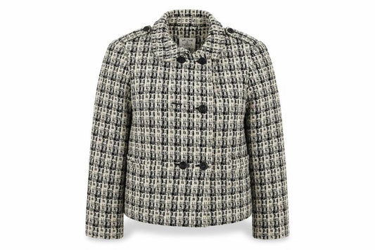 Front view of Antoni & Alison women’s white jacket, size XL