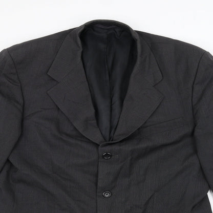 Mens UK Size 38 Burton Regular Grey Suit Jacket