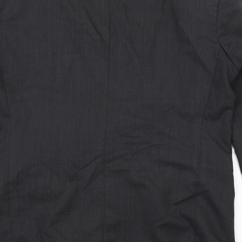 Mens UK Size 38 Burton Regular Grey Suit Jacket