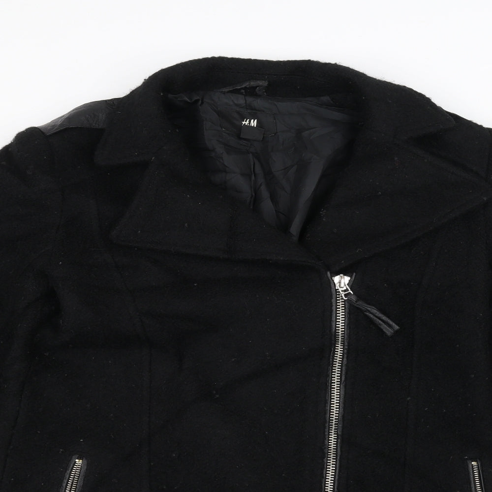 Womens UK Size 6 H&M Black Jacket