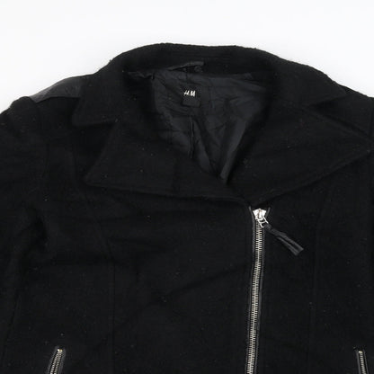 Womens UK Size 6 H&M Black Jacket