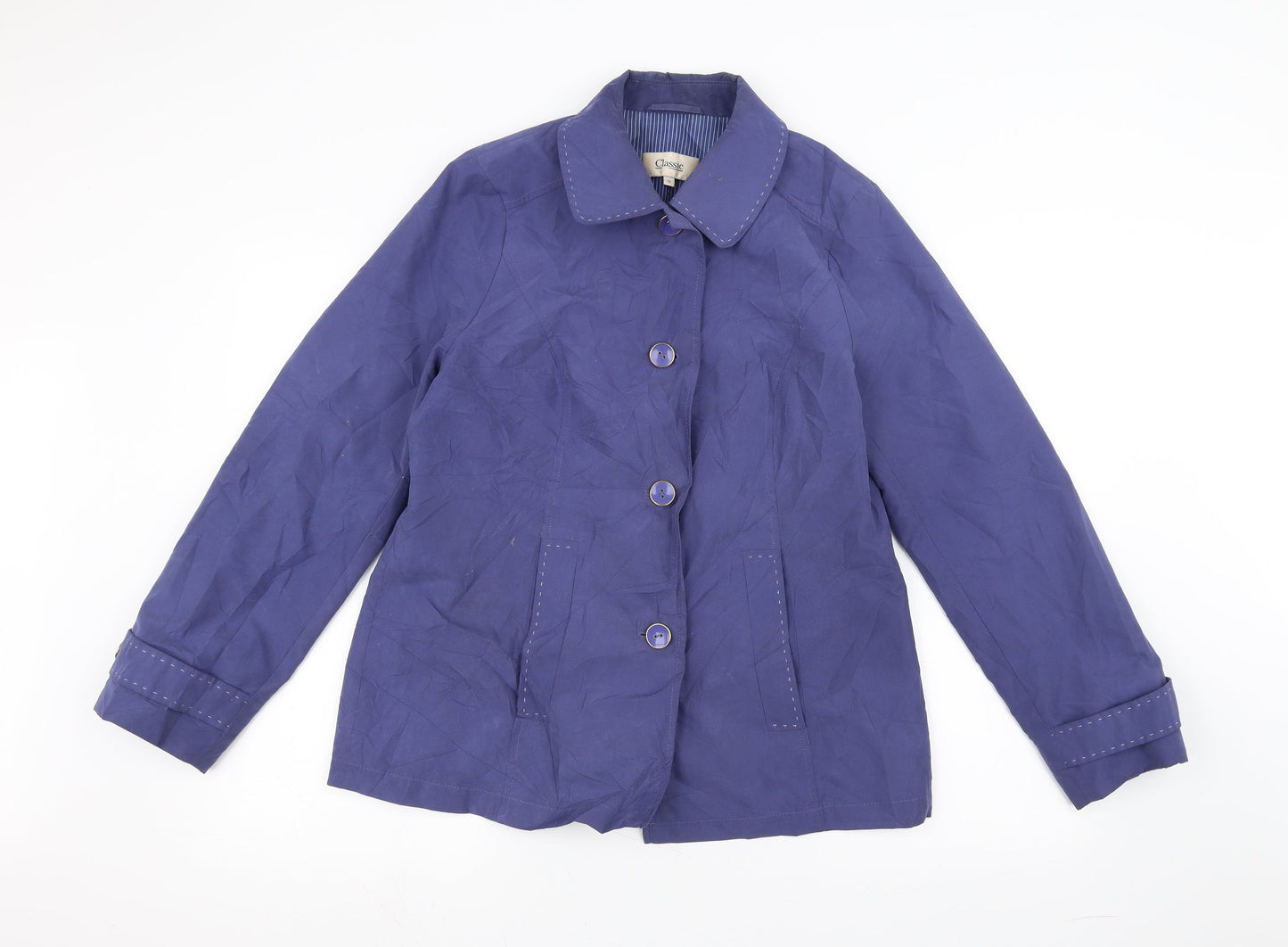 Classic Womens Blue   Jacket  Size 12