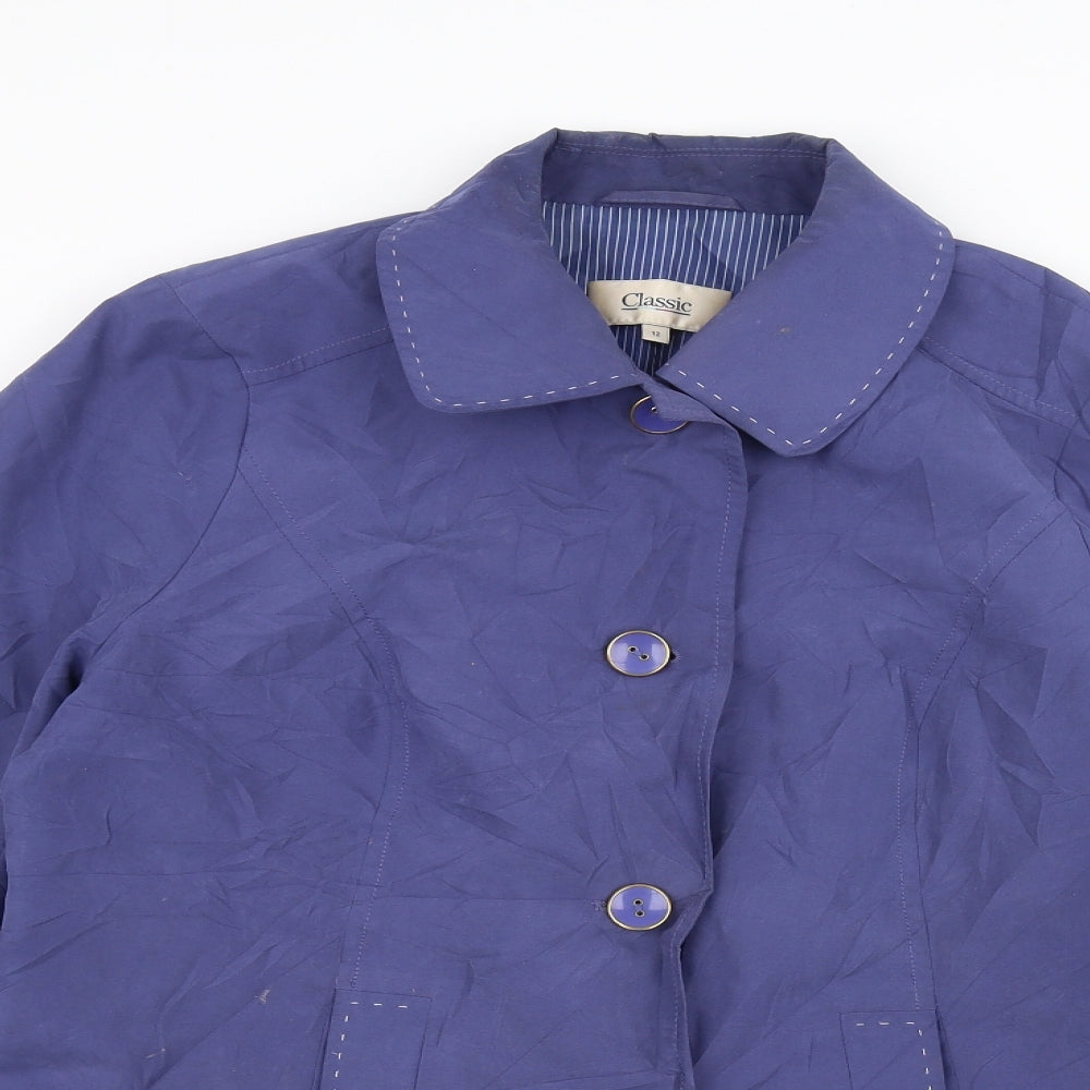 Classic Womens Blue   Jacket  Size 12