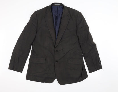 Mens UK Size 42 Marks and Spencer Regular Black Suit Jacket
