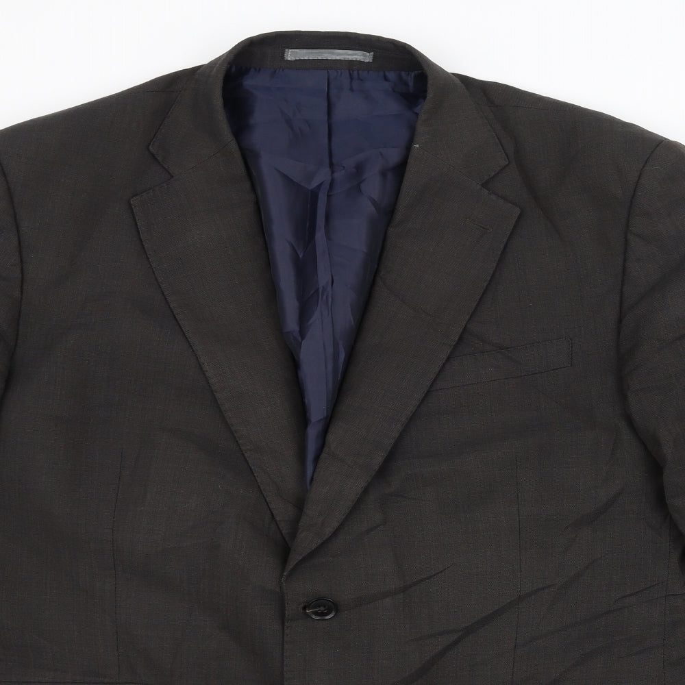 Mens UK Size 42 Marks and Spencer Regular Black Suit Jacket