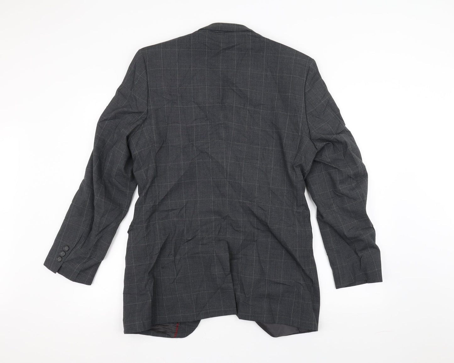 Mens UK Size 38 Burton Regular Grey Suit Jacket