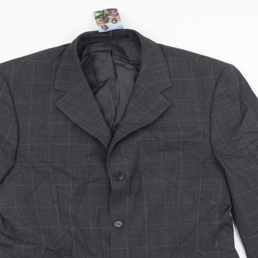 Mens UK Size 38 Burton Regular Grey Suit Jacket