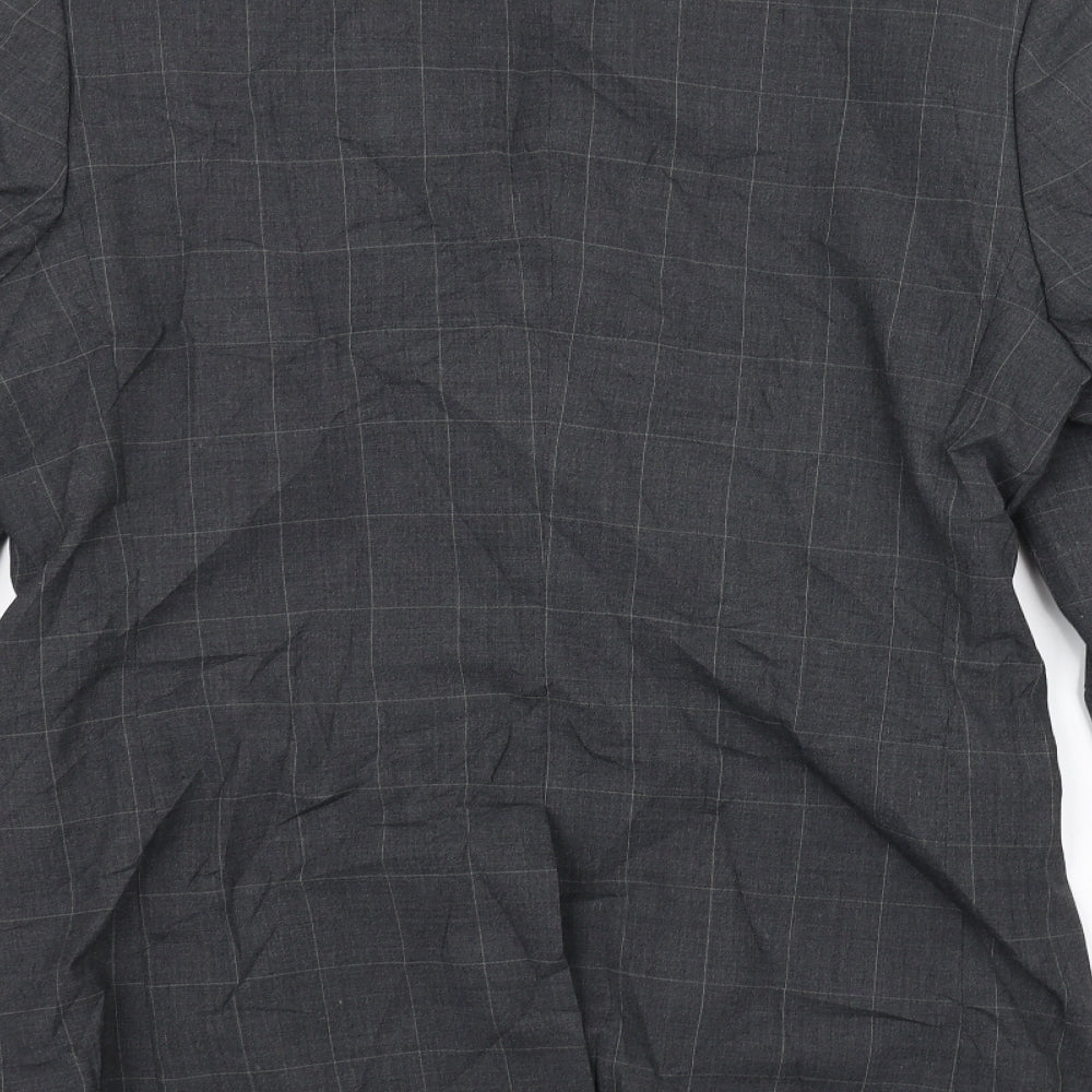 Mens UK Size 38 Burton Regular Grey Suit Jacket