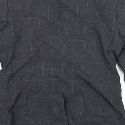Mens UK Size 38 Burton Regular Grey Suit Jacket