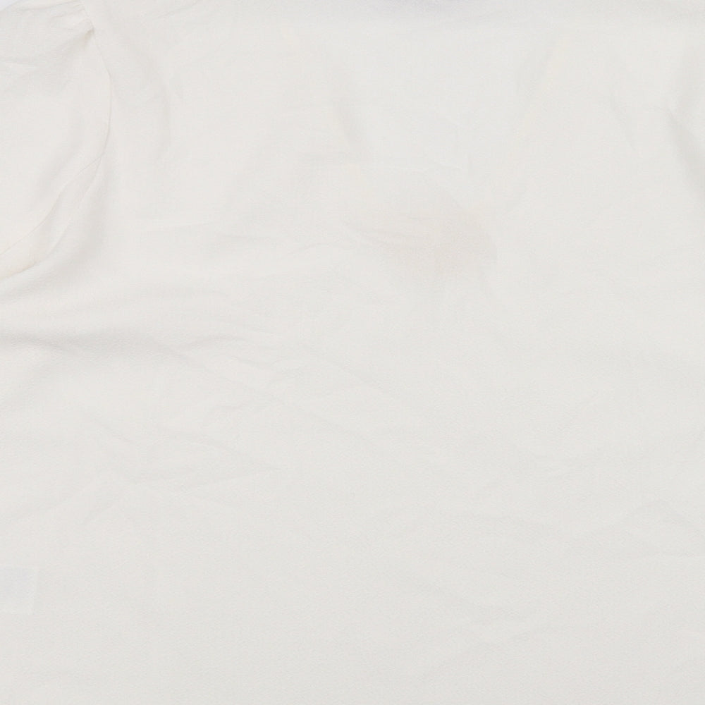 H&M Womens White   Pullover Jumper Size M
