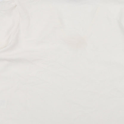 H&M Womens White   Pullover Jumper Size M