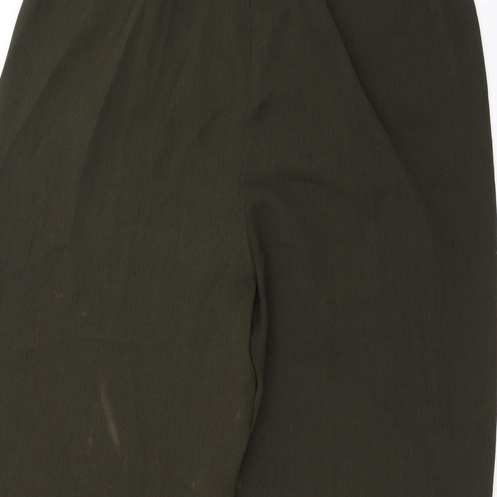 Womens UK Size 16 Marks and Spencer Regular Fit  Green Trousers