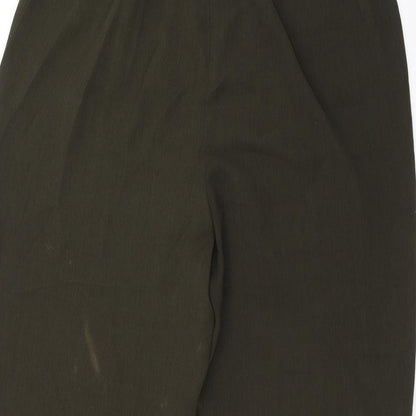 Womens UK Size 16 Marks and Spencer Regular Fit  Green Trousers