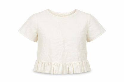 Womens UK Size 10 ASOS White Basic T-Shirt