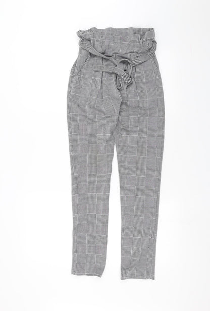 Prague Womens Black   Trousers  Size 8 L25 in