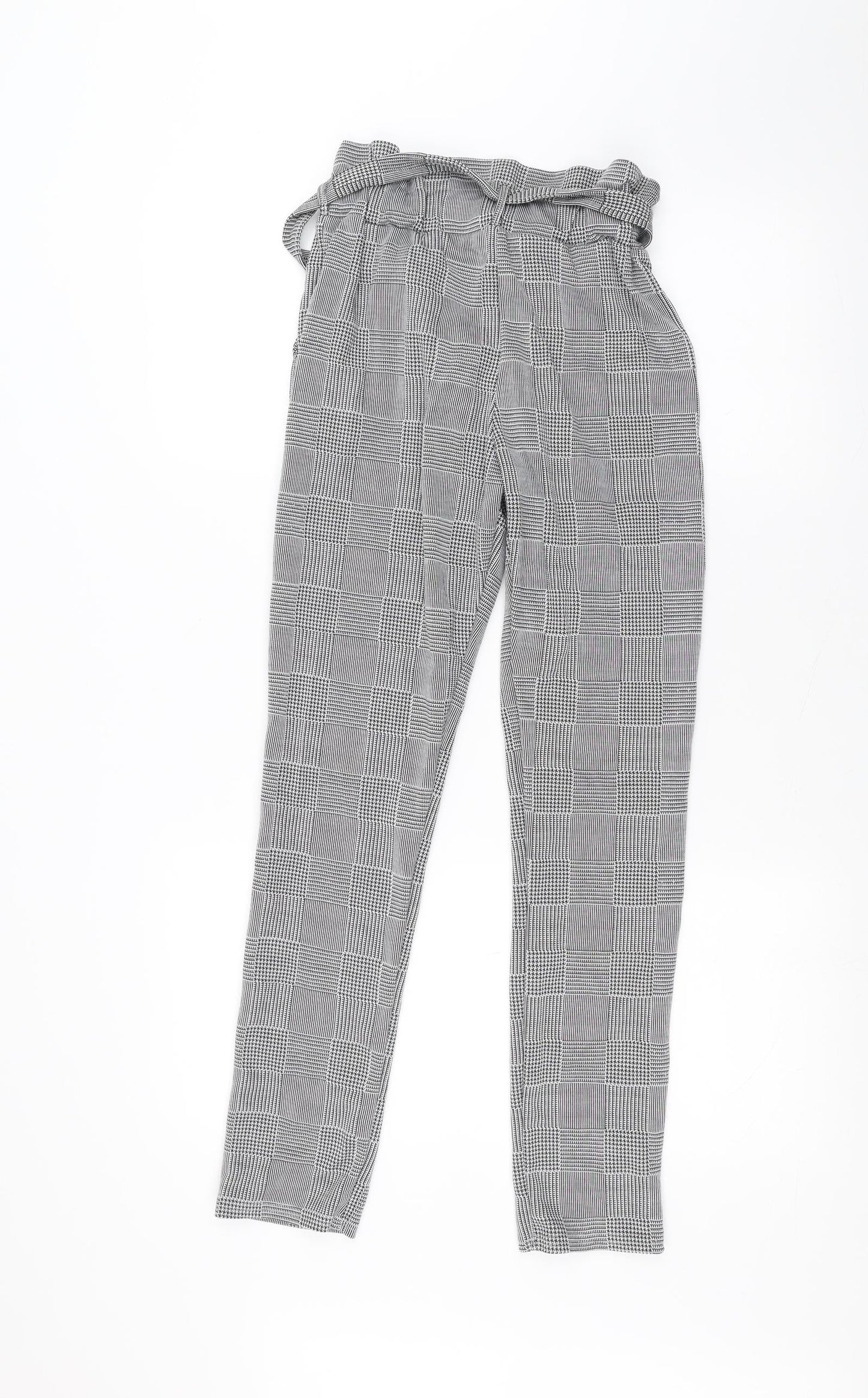 Prague Womens Black   Trousers  Size 8 L25 in