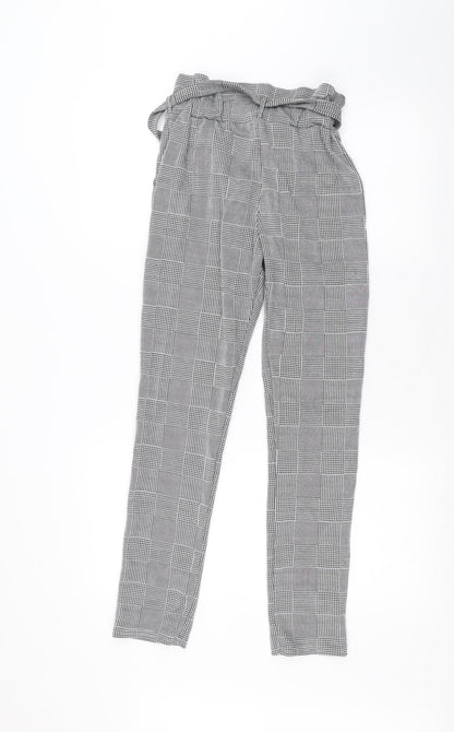 Prague Womens Black   Trousers  Size 8 L25 in