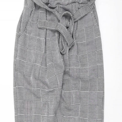 Prague Womens Black   Trousers  Size 8 L25 in
