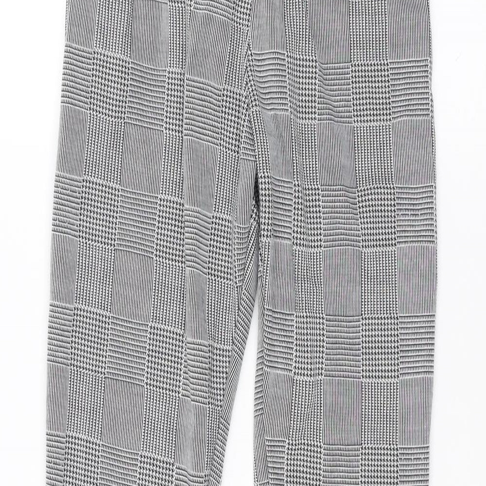 Prague Womens Black   Trousers  Size 8 L25 in