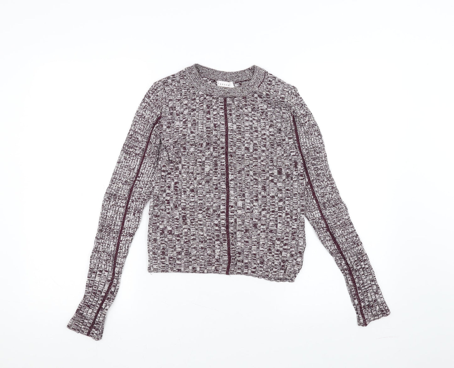 Topshop Mens Purple   Pullover Jumper Size S