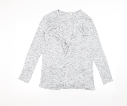 H&M Girls Grey   Jacket Coatigan Size 14 Years