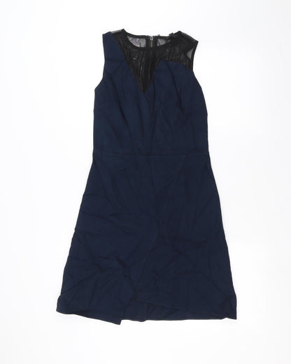 Topshop Womens Blue   A-Line  Size 8
