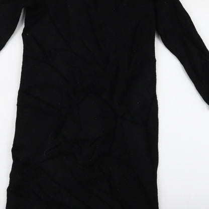 LOFT Womens Black   Overcoat Jacket Size S