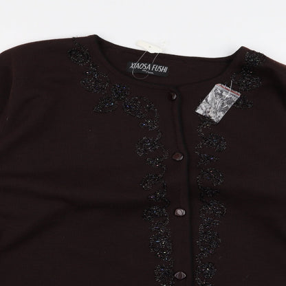 Xiaosa Fushi Womens Brown   Jacket  Size 3XL