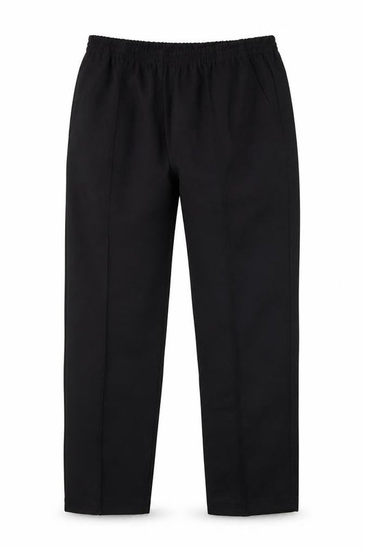 Mens UK Size 30 Damart Regular Fit  Black Trousers