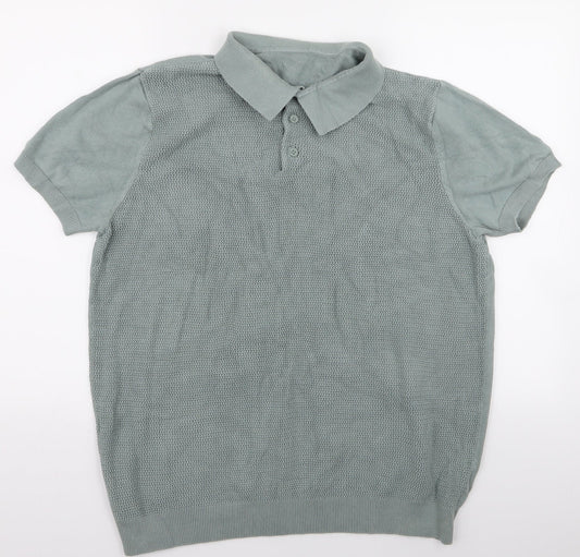 George Mens Green   Pullover Jumper Size XL