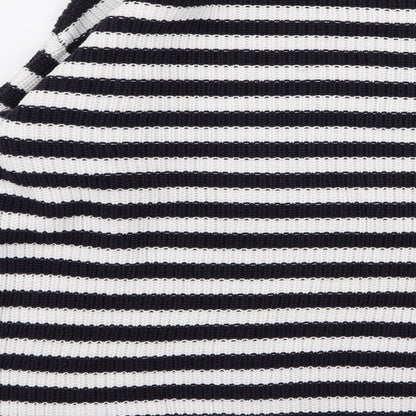 Marks & Spencer Womens White Striped  Pullover Jumper Size M