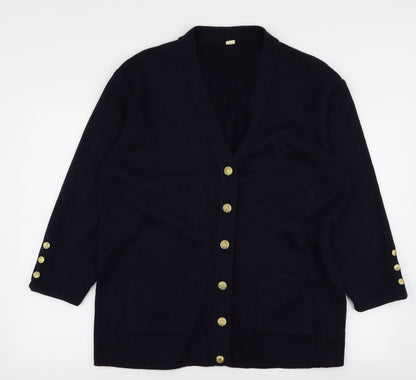 Womens UK Size L Preworn Black Jacket