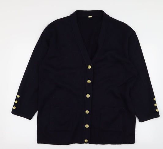 Womens UK Size L Preworn Black Jacket